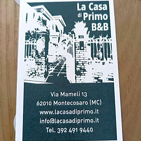 住宿加早餐酒店 La Casa Di Primo Montecosaro (Marche)